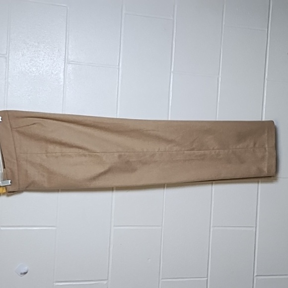 French Connection Soft Cashmere Wool Flannel Wide Straight Leg Trouser Pants - Picture 8 of 8